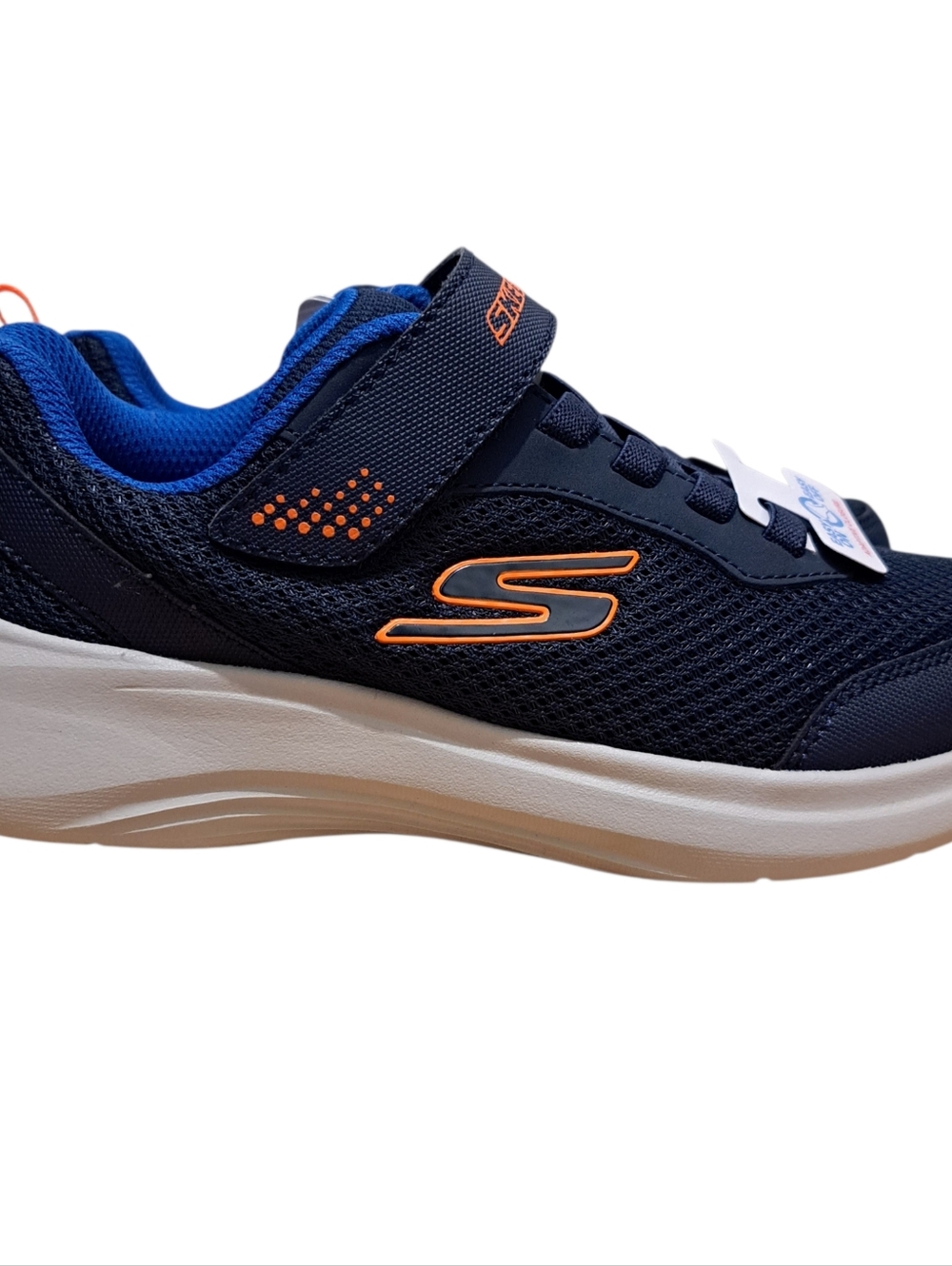 Skechers Kids Navy & Orange Athletic Sneaker